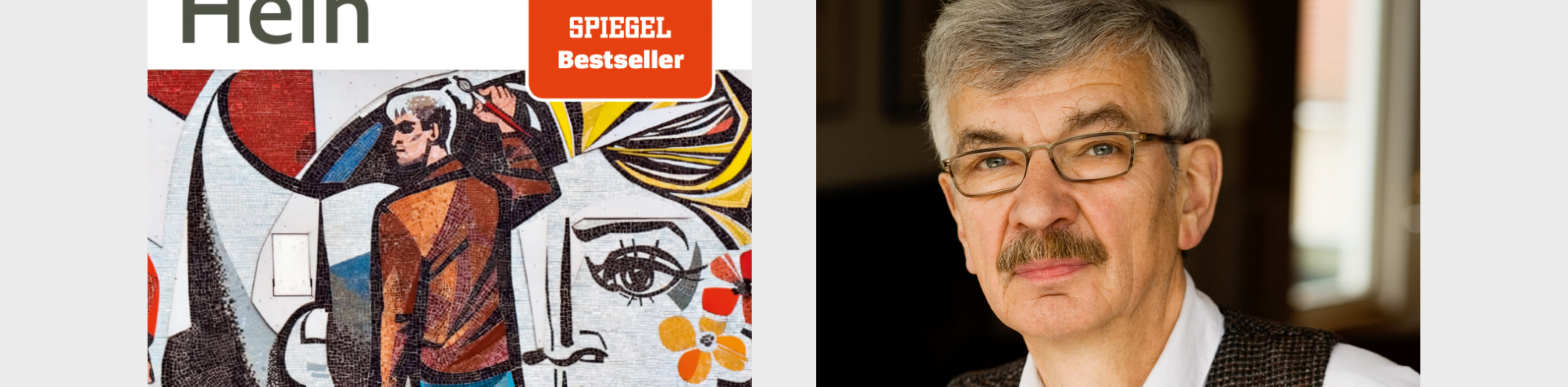 Christoph Hein - Das Narrenschiff, © Foto Christoph Hein (c) Heike Steinweg / Buchcover (c) Suhrkamp Verlag Christoph Hein - Das Narrenschiff, © Foto Christoph Hein (c) Heike Steinweg / Buchcover (c) Suhrkamp Verlag