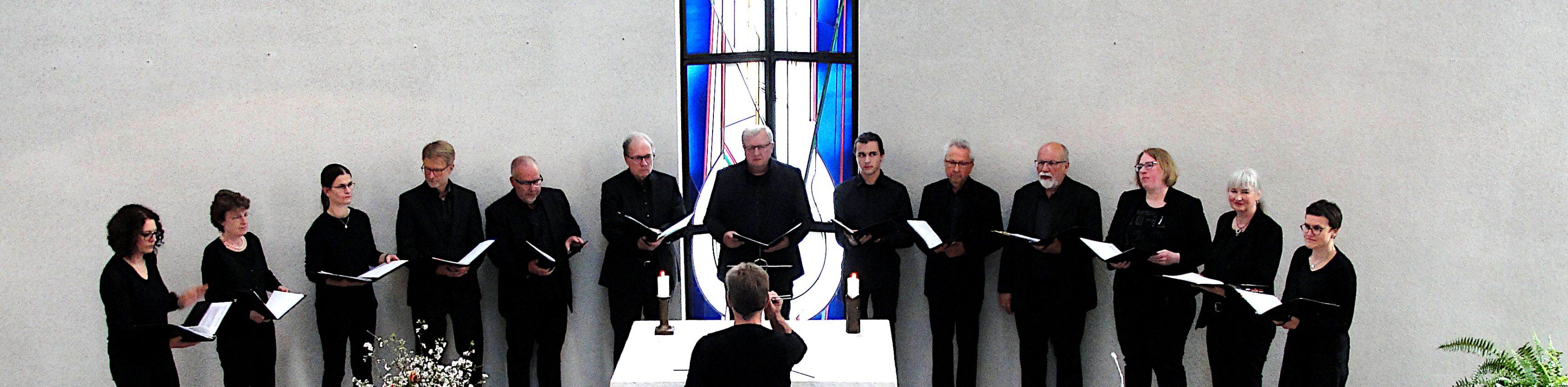 Vokalensemble "alto e basso" in der Lukaskirche Schwäbisch Hall, © Scheinert Vokalensemble "alto e basso" in der Lukaskirche Schwäbisch Hall, © Scheinert