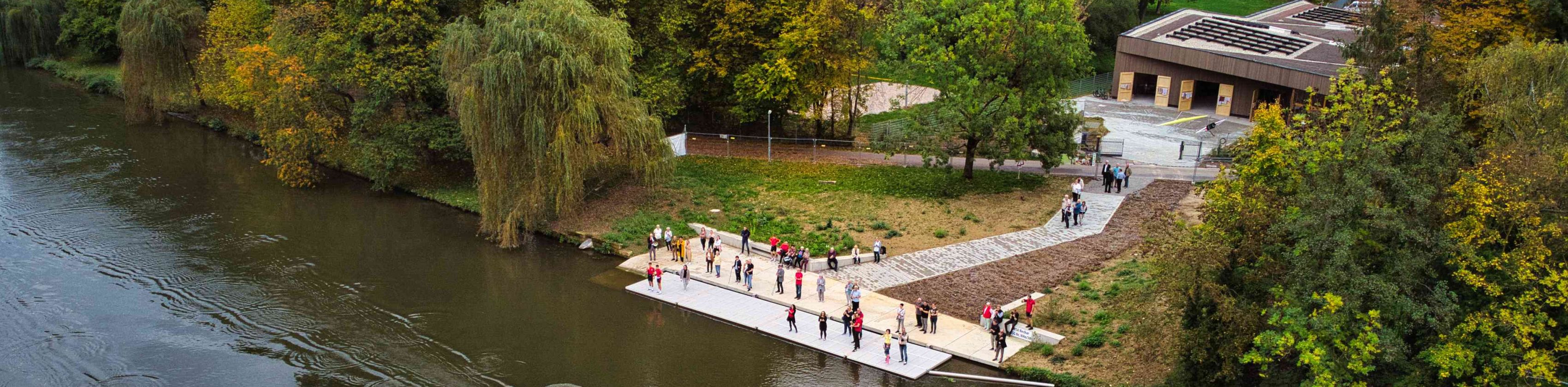 Das neue Bootshaus des Traditionsvereins Heilbronner Ruderschwaben e.V. liegt sehr idyllisch direkt am Neckar und ist von der Stadtmitte Heilbronn aus in 10 Minuten fußläufig zu erreichen., © Heilbronner Ruderschwaben e. v. Das neue Bootshaus des Traditionsvereins Heilbronner Ruderschwaben e.V. liegt sehr idyllisch direkt am Neckar und ist von der Stadtmitte Heilbronn aus in 10 Minuten fußläufig zu erreichen., © Heilbronner Ruderschwaben e. v.