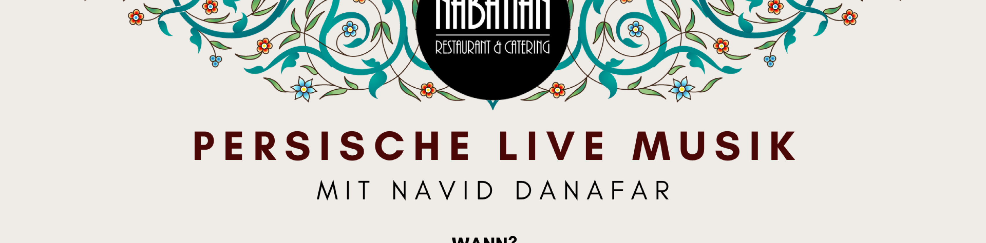 Persische Live Musik - Eckdaten, © Sheida Honarvar Persische Live Musik - Eckdaten, © Sheida Honarvar