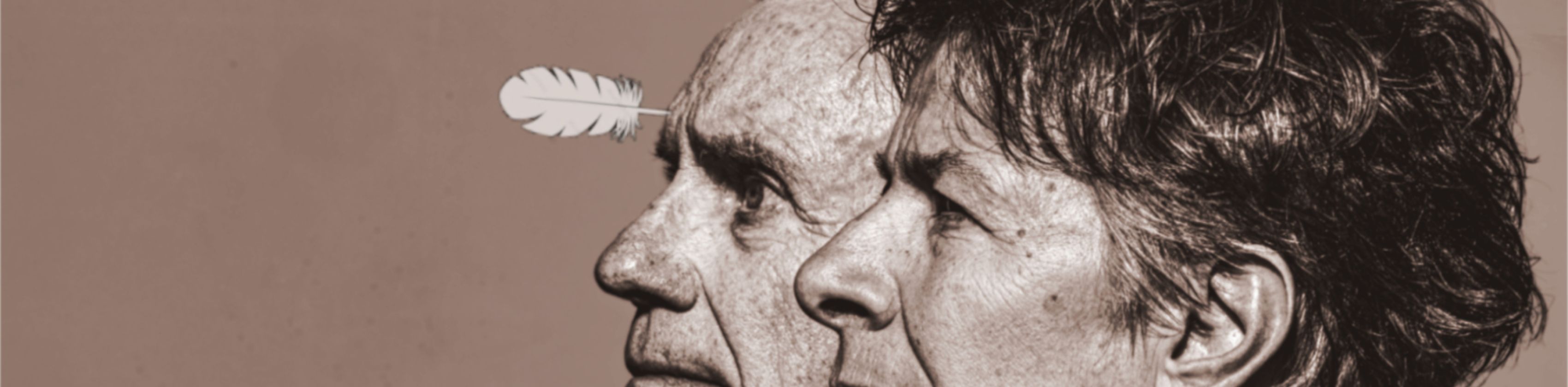 Faltsch Wagoni stehen im Profil nebeneinander und blicken in die Ferne. Faltsch Wagoni stehen im Profil nebeneinander und blicken in die Ferne.