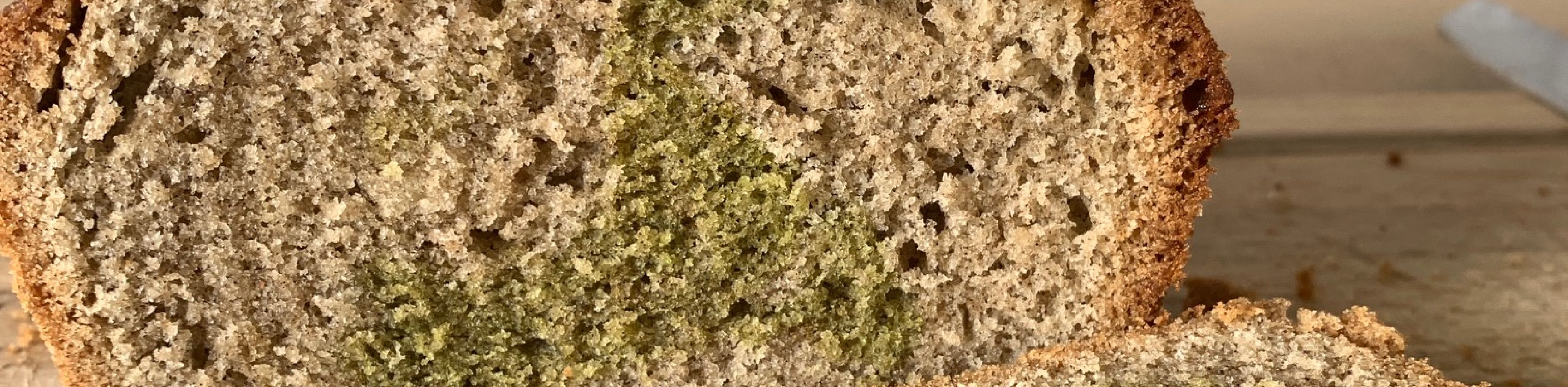 Matcha-Marmorkuchen mit Hanfmehl und mehr..., © kjj Matcha-Marmorkuchen mit Hanfmehl und mehr..., © kjj