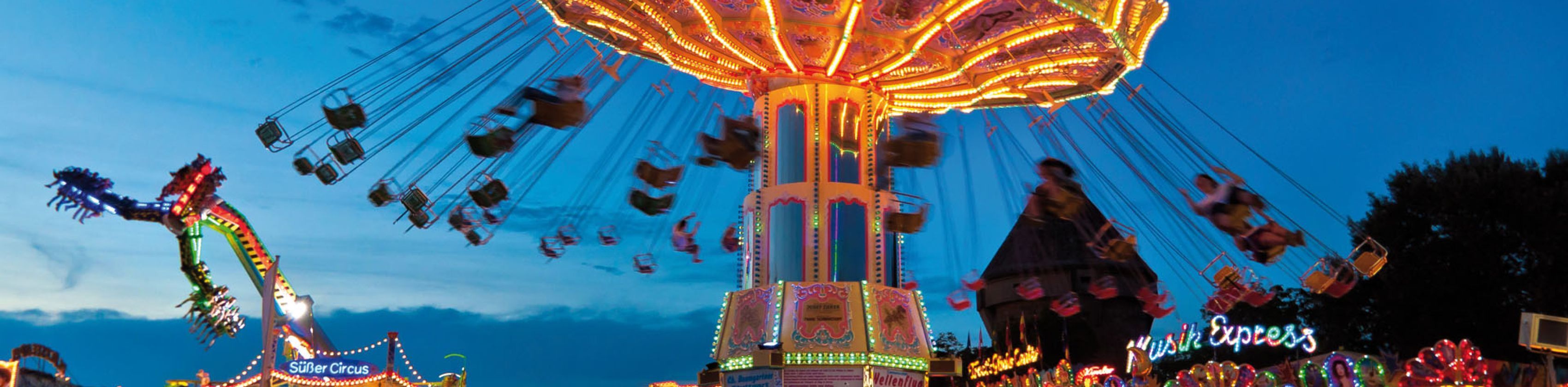 Kettenkarusell auf dem Heilbronner Volksfest Kettenkarusell auf dem Heilbronner Volksfest
