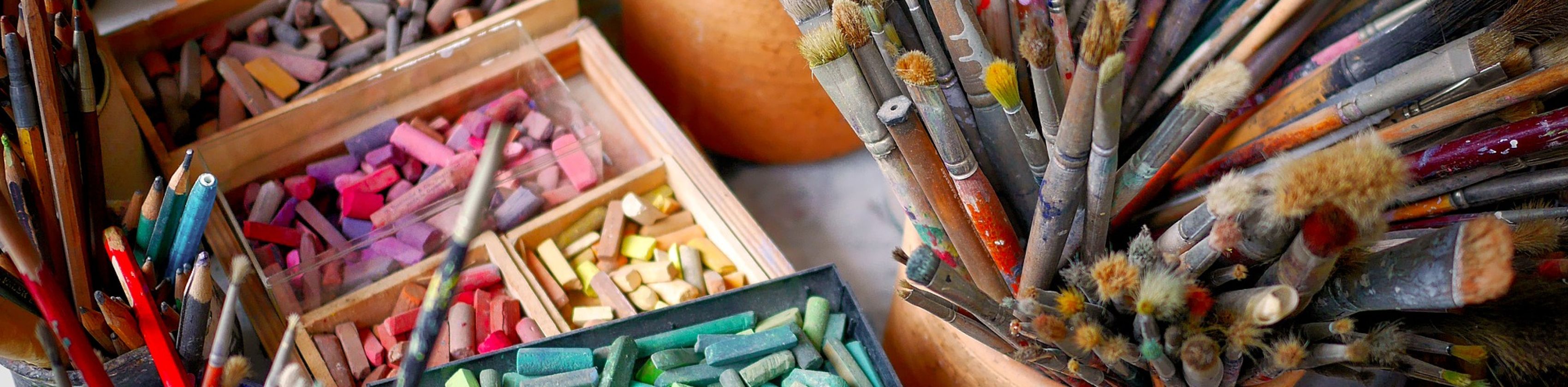 Pinsel und Farben Pinsel und Farben