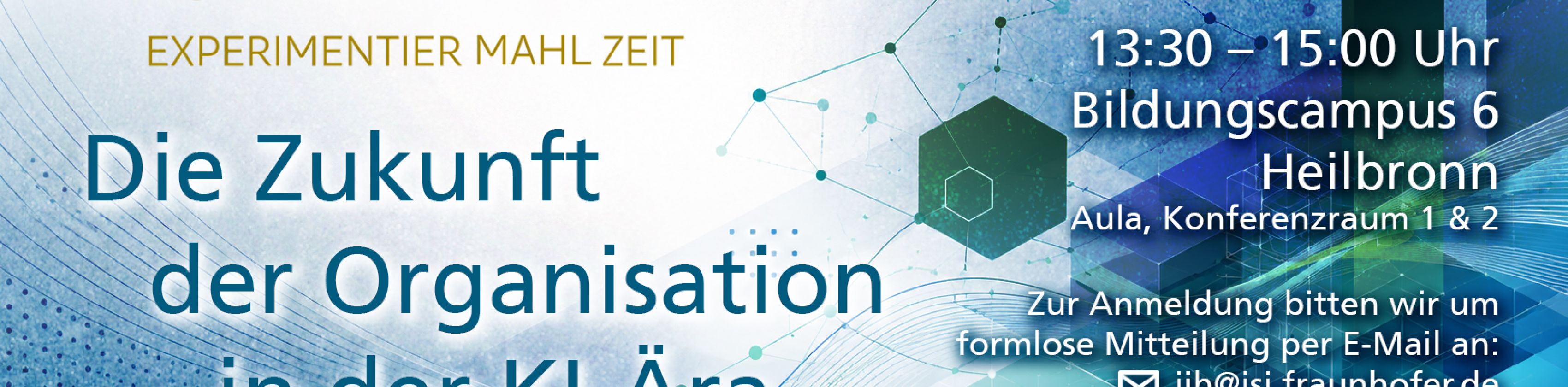 ExperimentierMahlZeit: Die Zukunft der Organisation in der KI-Ära, © Wissensstadt ExperimentierMahlZeit: Die Zukunft der Organisation in der KI-Ära, © Wissensstadt