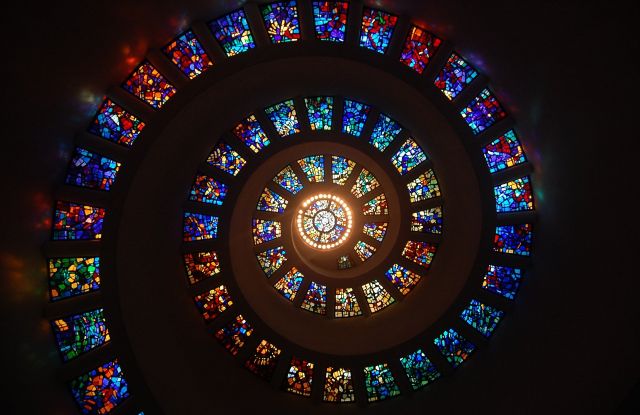 Fenster in einer Kirche Fenster in einer Kirche