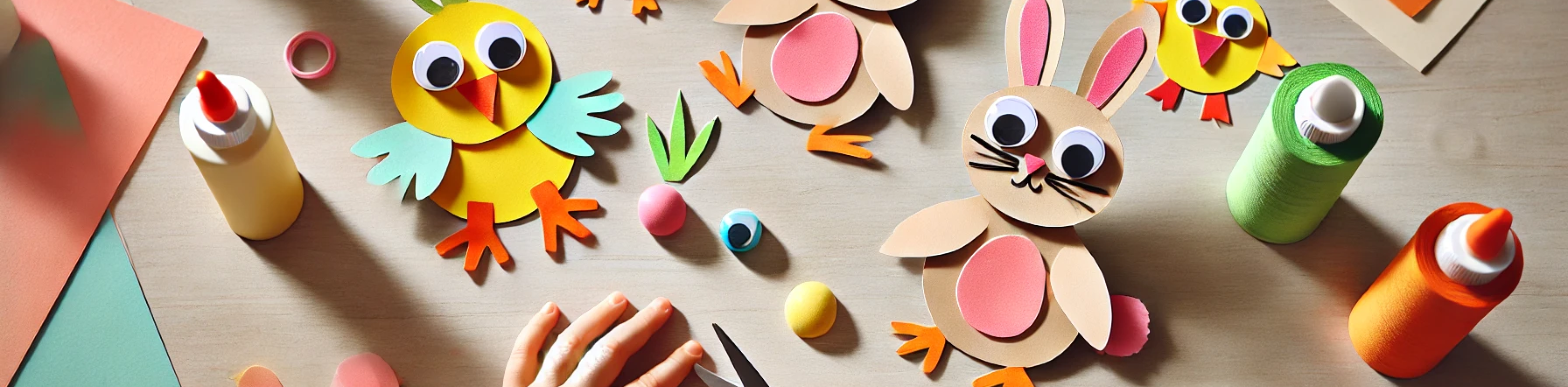 Fr&uuml;hlingsbastelei F&uuml;nfj&auml;hrige