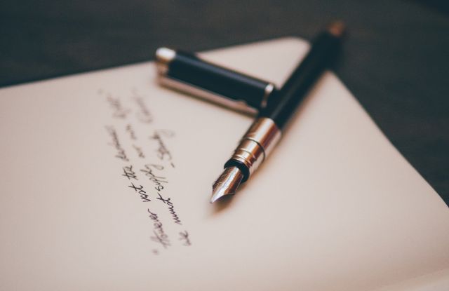 Papier und Stift