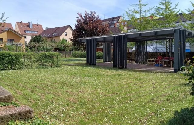 Der Quartiersgarten.