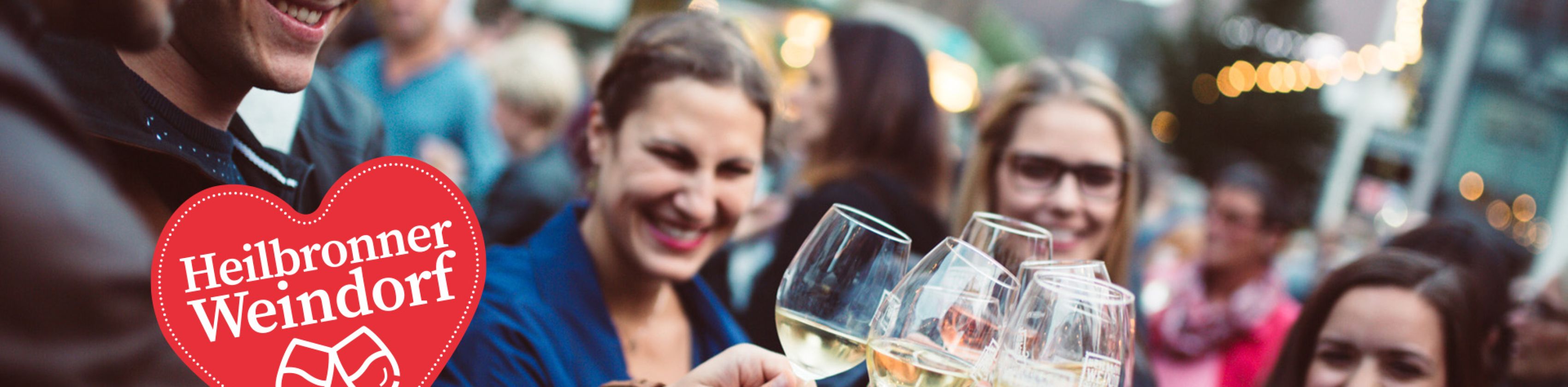 Gruppe auf dem Heilbronner Weindorf