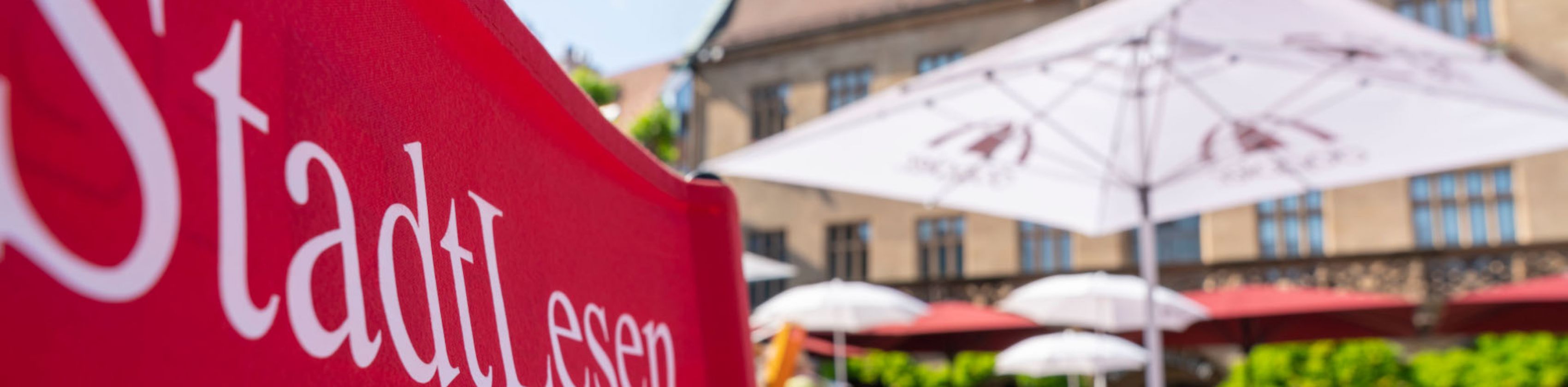 StadtLesen Heilbronn auf dem Marktplatz