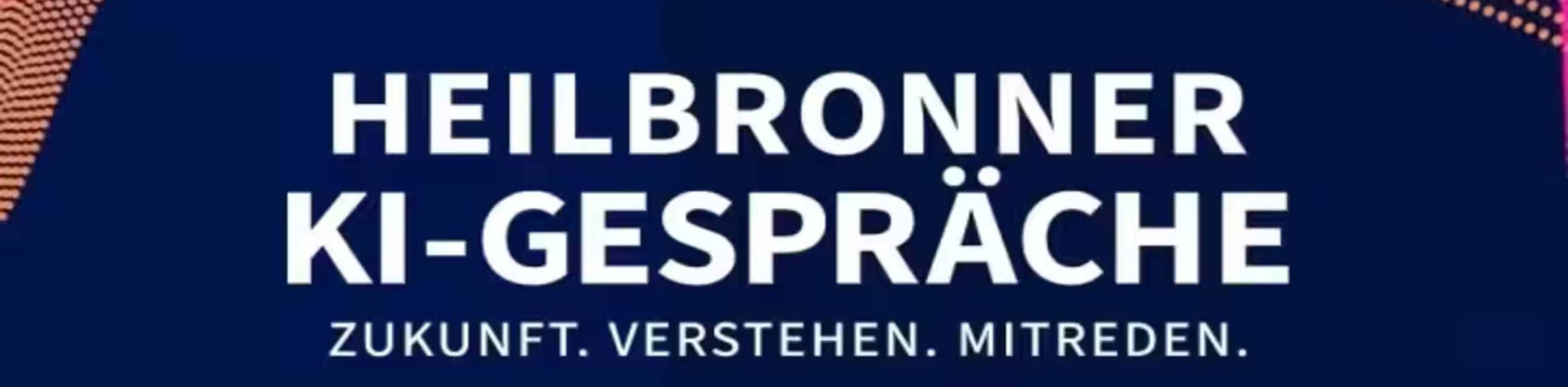 Logo und Slogan der Heilbronner KI-Gespräche