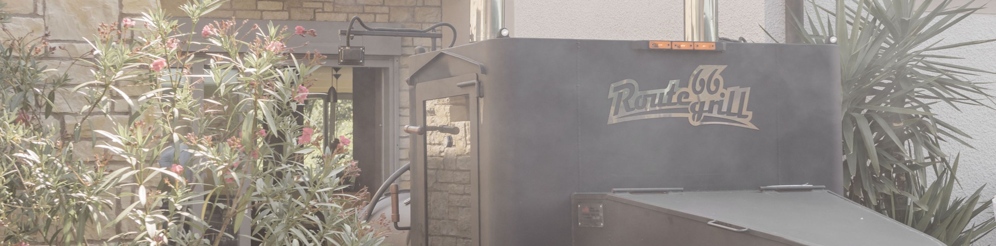 Grill auf der Terrasse