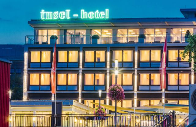 Rockabilly Hotel im Dachgarten auf der insel, © insel-hotel