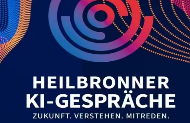 Logo und Slogan der Heilbronner KI-Gespräche