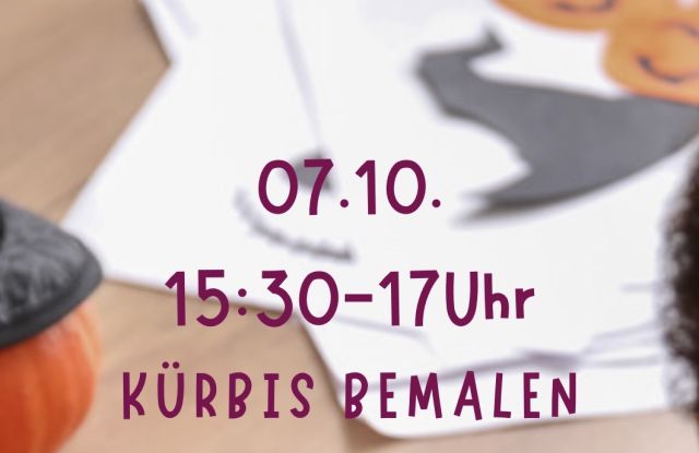 Kinderworkshop K&uuml;rbis bemalen, &copy; Kunterbunt Family Concept Store