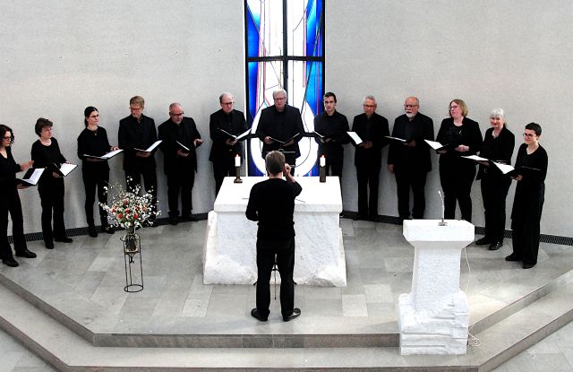Vokalensemble "alto e basso" in der Lukaskirche Schwäbisch Hall, © Scheinert