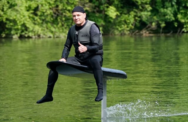 Flug im Sitzen