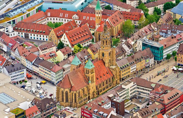 Luftbild von Heilbronn