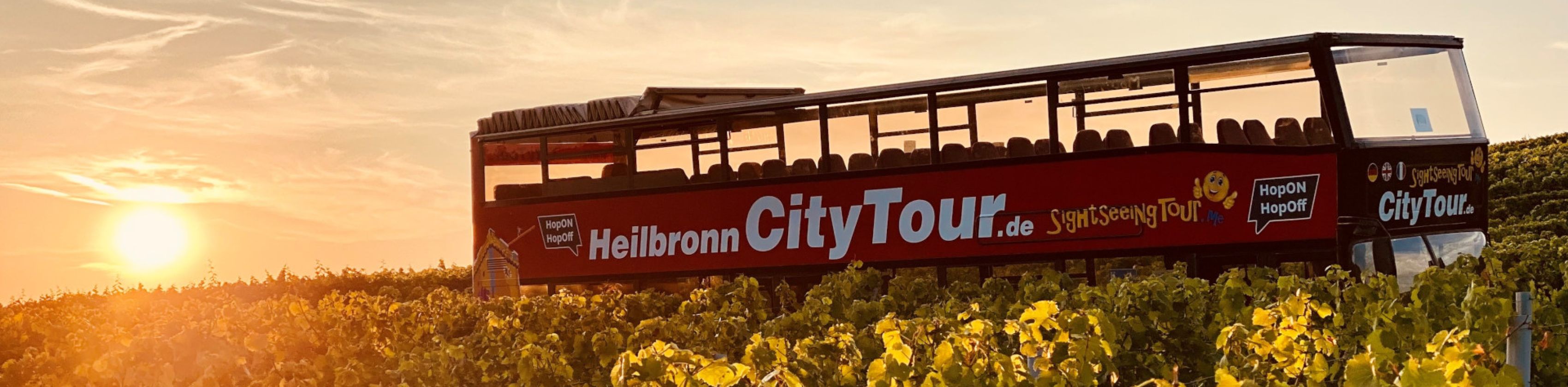 Hop on Bus in den Weinbergen