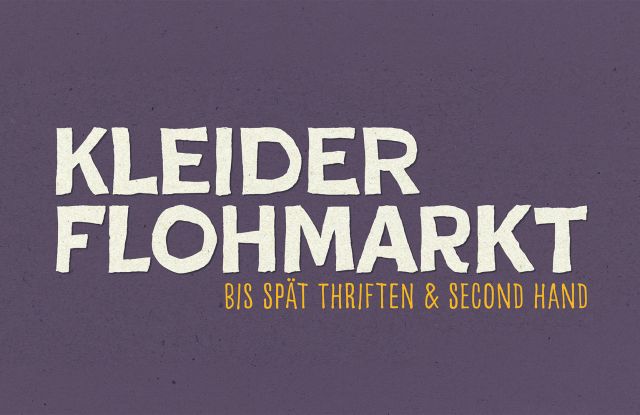 Kleider-Flohmarkt Banner