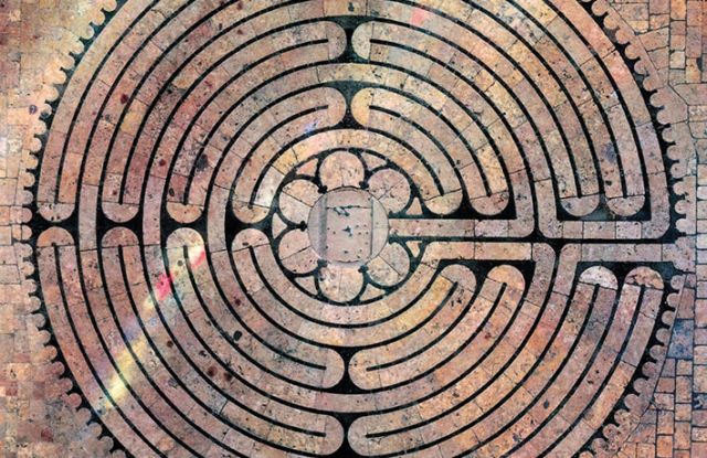 Ein Labyrinthboden, &copy; keb Heilbronn
