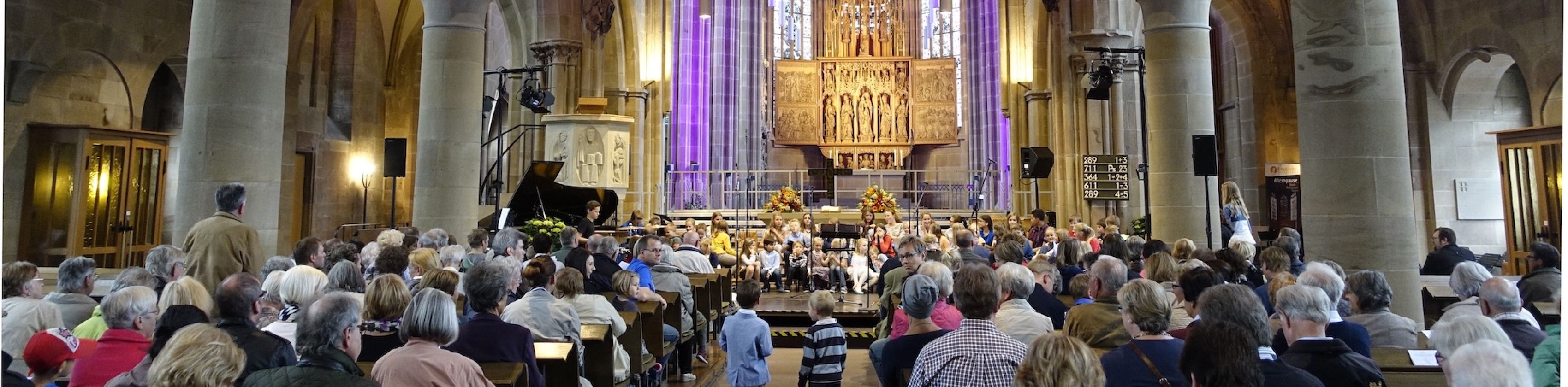 Die Evangelische Singschule Heilbronn beginnt den Reigen der Konzerte zu Kilians Großer Nachtmusik am Samstag, 5.7. von 18-22 Uhr in und vor der Kilianskirche Heilbronn, © privat