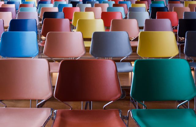Bestuhlung f&uuml;r Vortrag