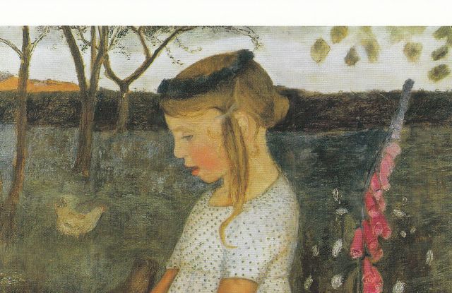 "Elsbeth im Garten" von Paula Modersohn-Becker., &copy; Gemeinfrei