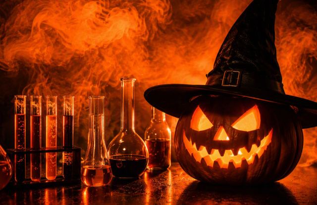 ExperimentAH! Halloween-Special, &copy; Verwendung nur im Rahmen redaktioneller Berichterstattung &uuml;ber die experimenta Heilbronn gestattet. Quelle: experimenta gGmbH, KI-generiert
