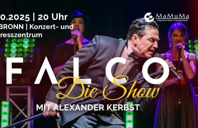 Veranstaltungsbanner zu Falco die Show