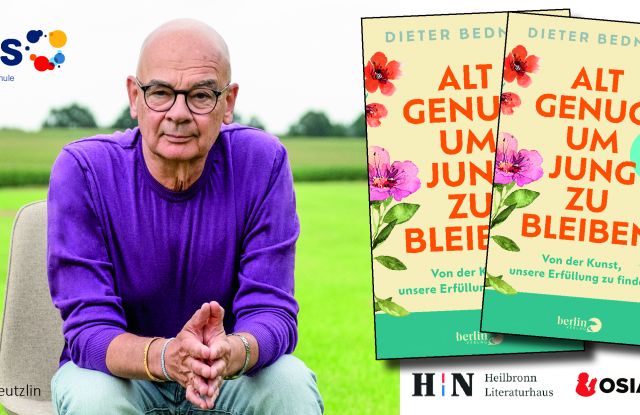 Journalist Dieter Bednarz mit Buchcover, &copy; Ulli Neutzling und berlinverlag