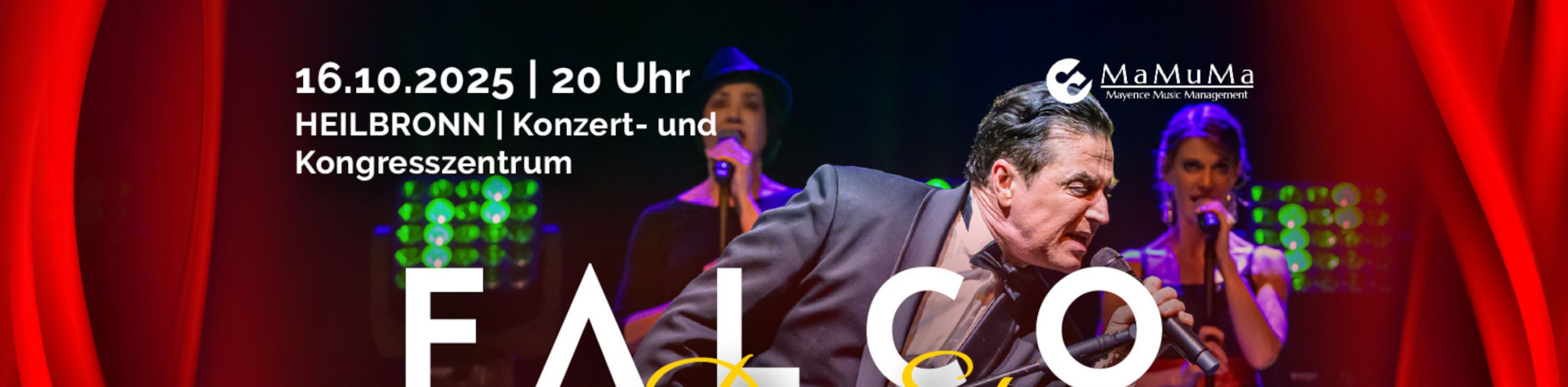 Veranstaltungsbanner zu Falco die Show
