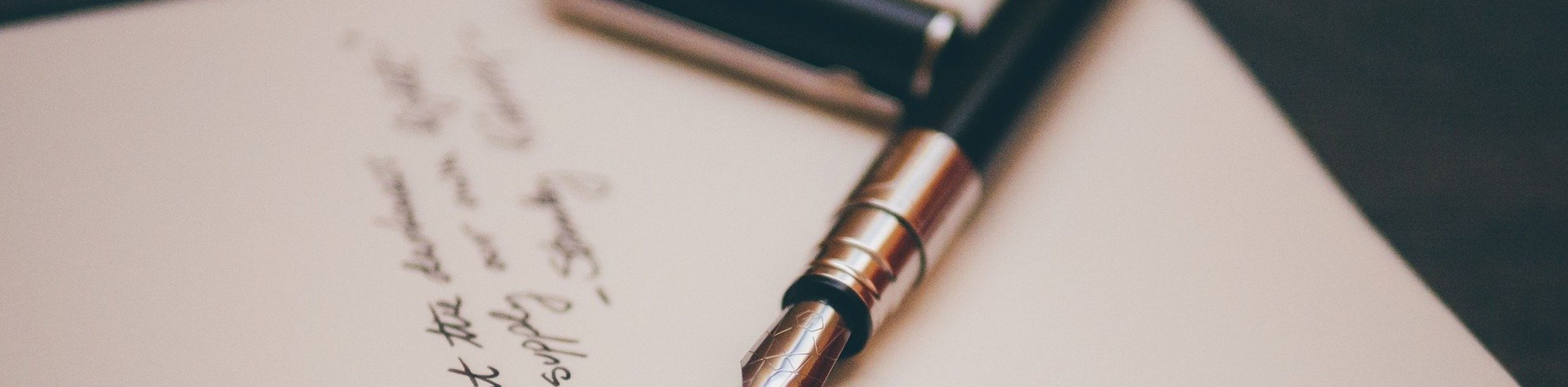 Papier und Stift