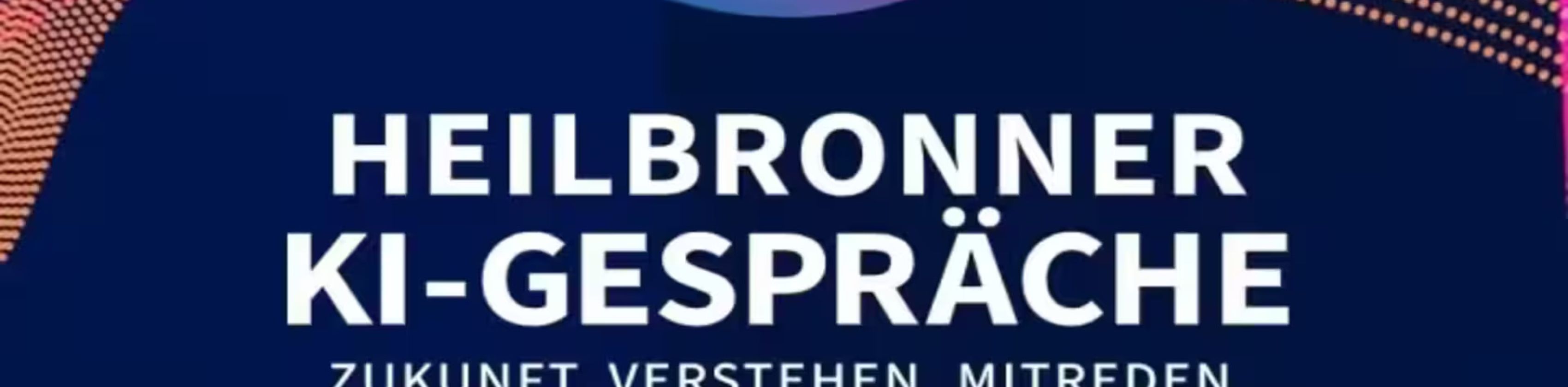 Logo und Slogan der Heilbronner KI-Gespräche