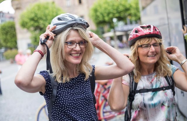 Stadtführung Gruppe Fahrrad