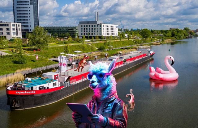 KI Festival auf MS experimenta, © Verwendung nur im Rahmen redaktioneller Berichterstattung über die experimenta Heilbronn gestattet. Quelle: experimenta gGmbH