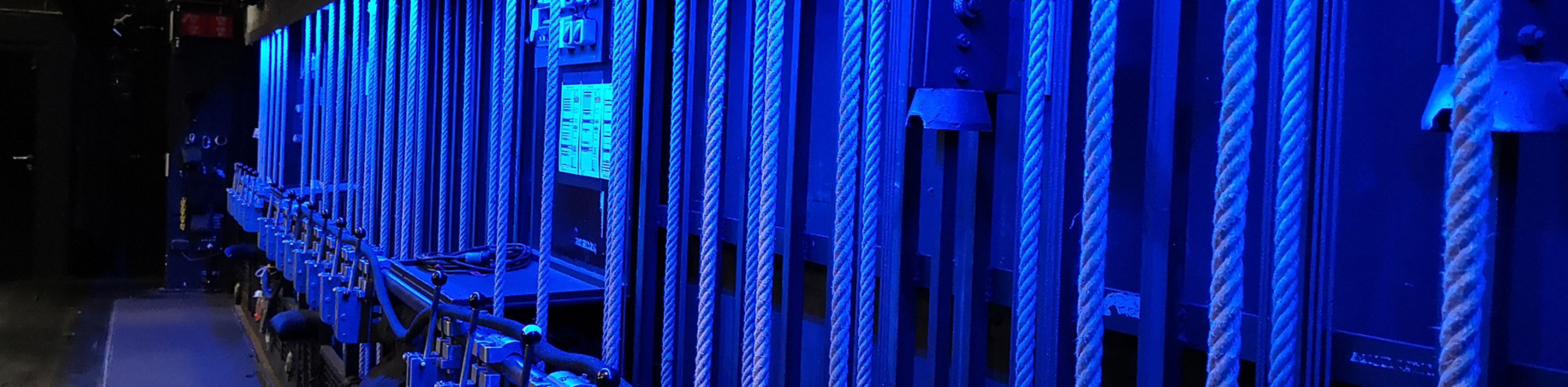 Seilzüge auf der Hinterbühne