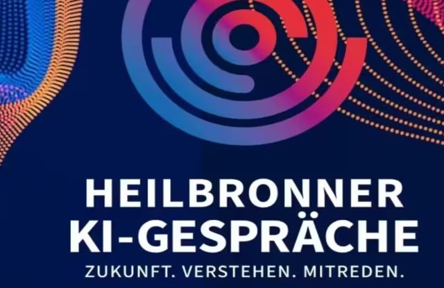 Logo und Slogan der Heilbronner KI-Gespräche